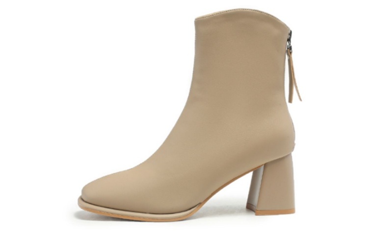 (W) Exull Q PU High-Top 'Apricot Zip'