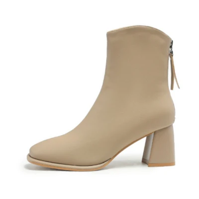 (W) Exull Q PU High-Top 'Apricot Zip'