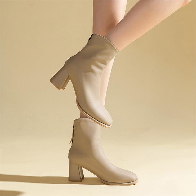 (W) Exull Q PU High-Top 'Apricot Zip' 圖 4