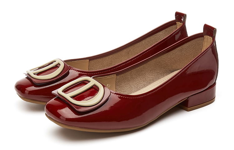 Shop (Women) Exull Q PU Low Heel 'Light Casual Work Flats' 73170008