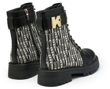 (W) Exull Q PU Sepatu Martin 'Cetak Hitam dan Putih' 7218604561 Lookbook (W) Exull Q PU Sepatu Martin 'Cetak Hitam dan Putih' 7218604561