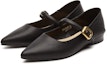 Lookbook (W) EXULL Q PU Flats Hujung Runcing Dengan Gesper 'Kasual' 7317003760