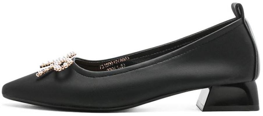 (W) 艾秀Q PU尖头休闲平底鞋‘法式蝴蝶结黑色’ 7315001260 Buy (W) 艾秀Q PU尖头休闲平底鞋‘法式蝴蝶结黑色’ 7315001260