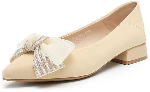 (W) Exull Q PU尖头低跟鞋 '黄色气质' 1217005420 Buy (W) Exull Q PU尖头低跟鞋 '黄色气质' 1217005420