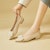 (W) Exull Q PU Kasut Slip-On Hujung Runcing 'Santai Serbaguna' 73170027