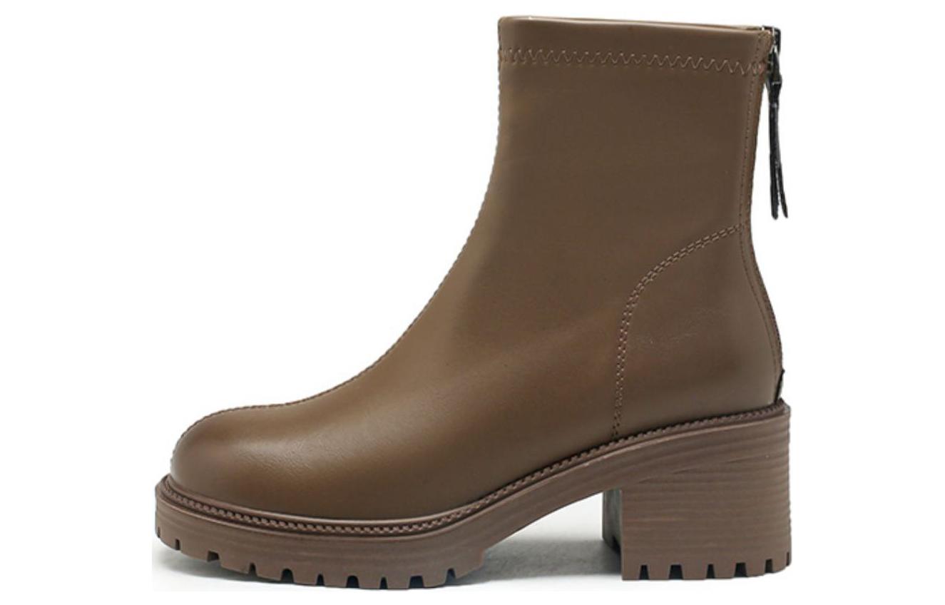 (Women) Exull Q Short Boots 'Retro British Chunky Heel' 1218652297