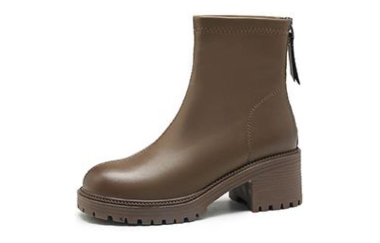 Order (W) 엑설 큐 숏부츠 (레트로 청키힐) 1218652297