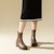 (W) Exull Q But Kasut Pendek 'Retro British Chunky Heel' 1218652297