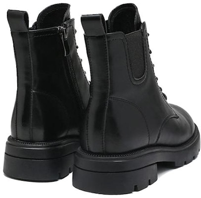 (W) エクサルQショートマーチンブーツ(黒・レトロ英国風快適) 1218643060 Lookbook (W) エクサルQショートマーチンブーツ(黒・レトロ英国風快適) 1218643060