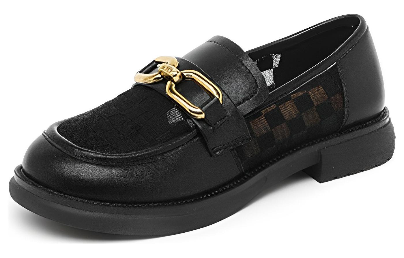 Buy EXULL 依思Q 網布 圓頭一腳蹬 休閒單鞋 女款 黑色