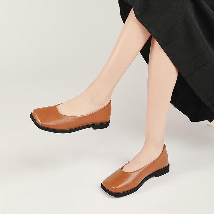 Order (W) Exull Q Loafers Nyaman Lembut 'Cokelat' 8217000680