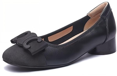 EXULL 依思Q 軟皮舒適 休閒單鞋 女款 黑色 Buy EXULL 依思Q 軟皮舒適 休閒單鞋 女款 黑色