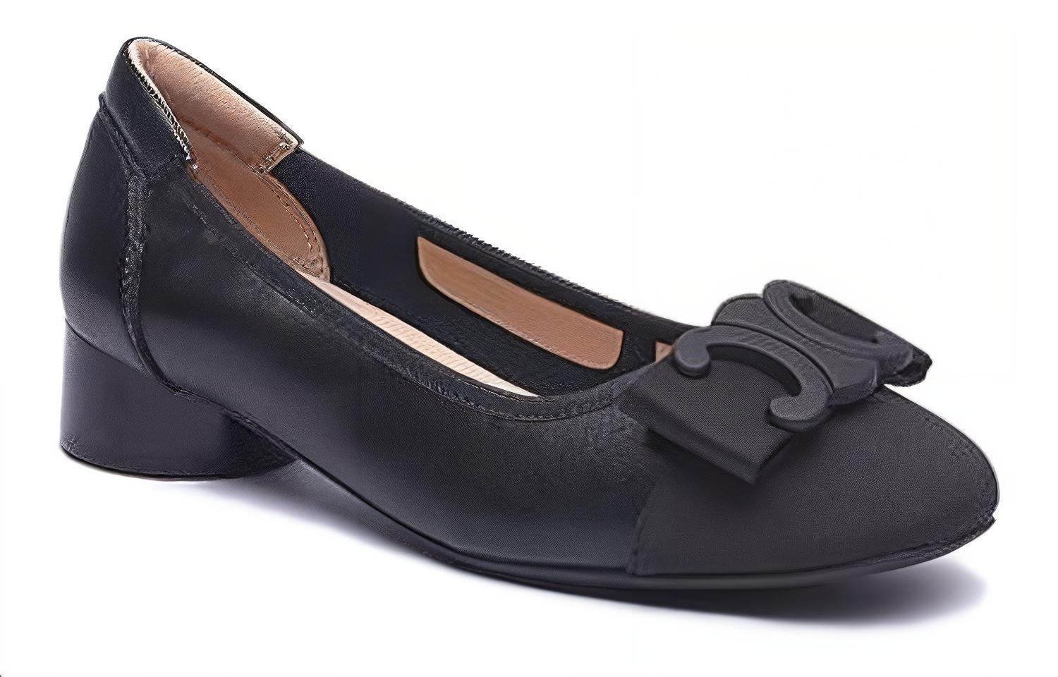 Order (W) Exull Q Piel Suave Confort 'Negro Casual' 1215002760