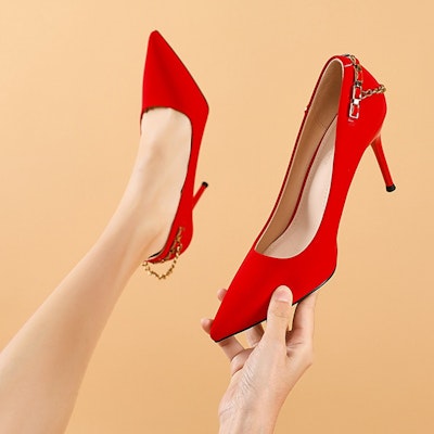 (W) Exull Q Stiletto 'Cadena Roja' 1215000110 Shop (W) Exull Q Stiletto 'Cadena Roja' 1215000110