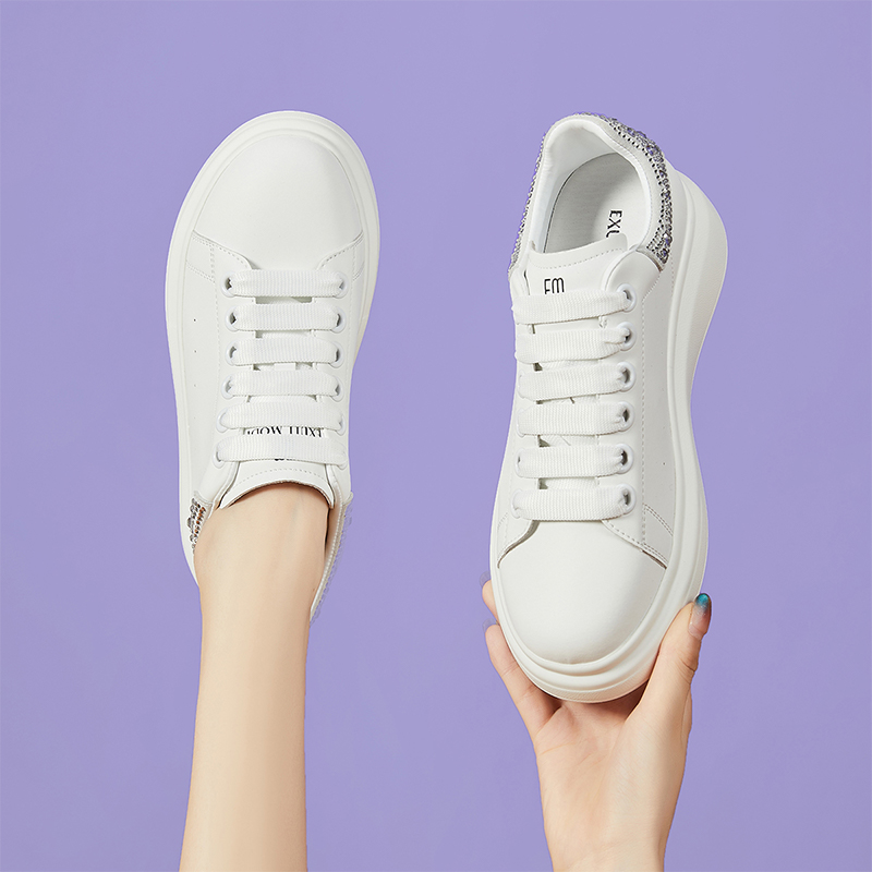 (W) Exull Q Synthetic Leather 'Breathable Casual Trendy Low-Top Sneaker' 圖 13