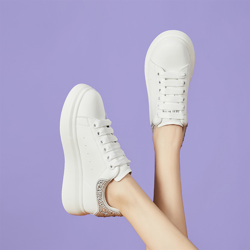 (W) Exull Q Synthetic Leather 'Breathable Casual Trendy Low-Top Sneaker' 圖 14