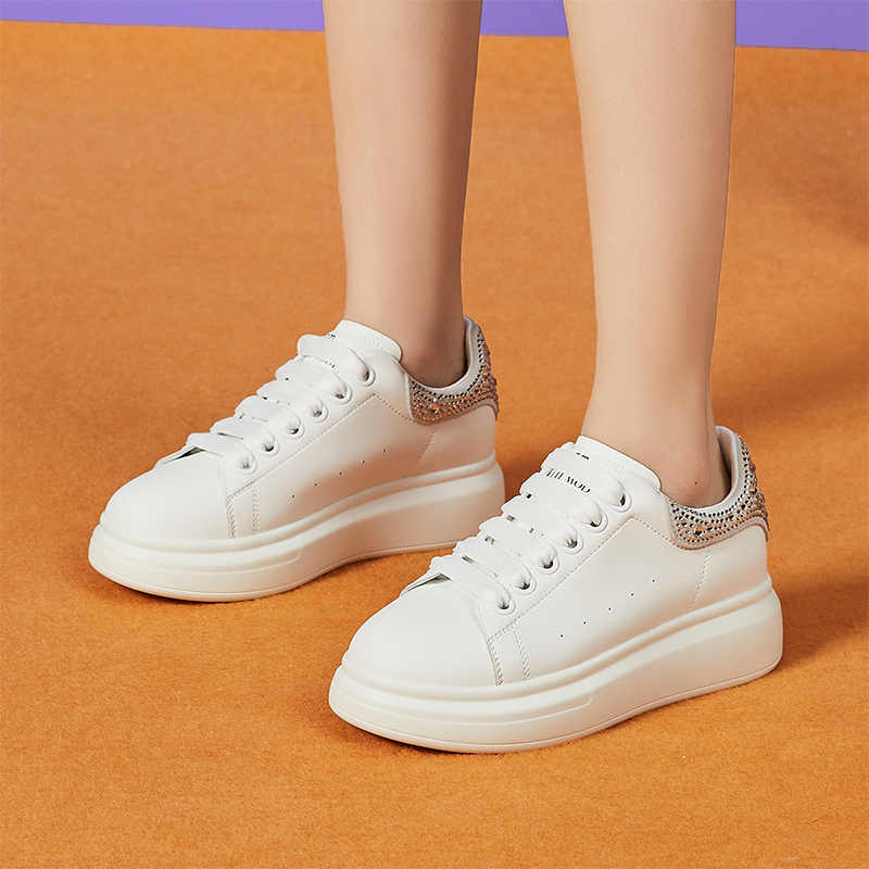 (W) Exull Q Synthetic Leather 'Breathable Casual Trendy Low-Top Sneaker' 圖 15