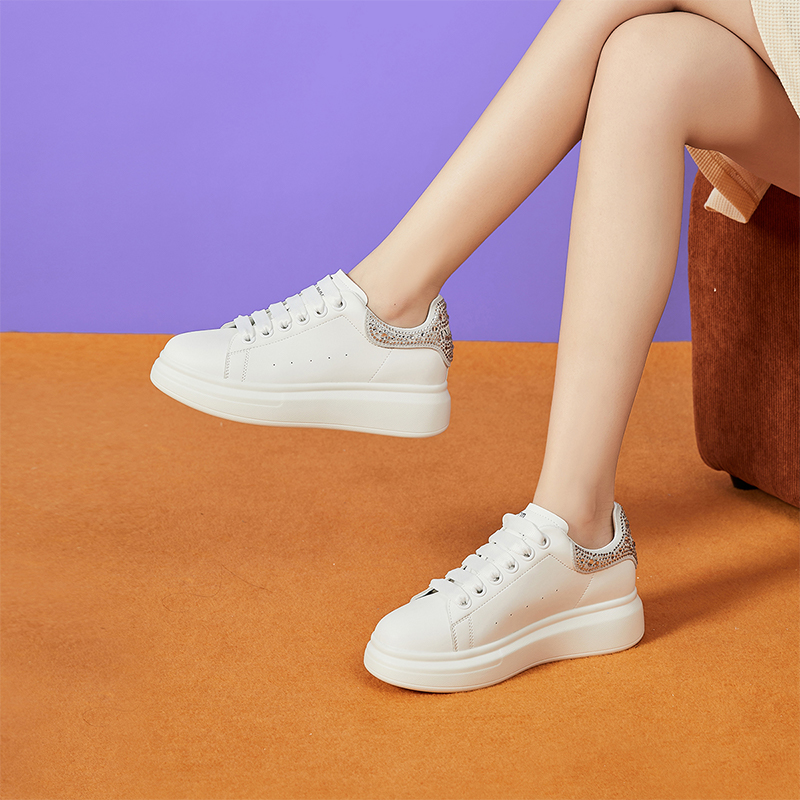(W) Exull Q Synthetic Leather 'Breathable Casual Trendy Low-Top Sneaker' 圖 17