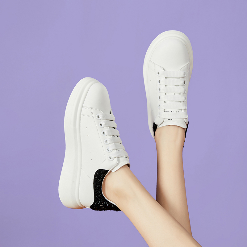 (W) Exull Q Synthetic Leather 'Breathable Casual Trendy Low-Top Sneaker' 圖 6