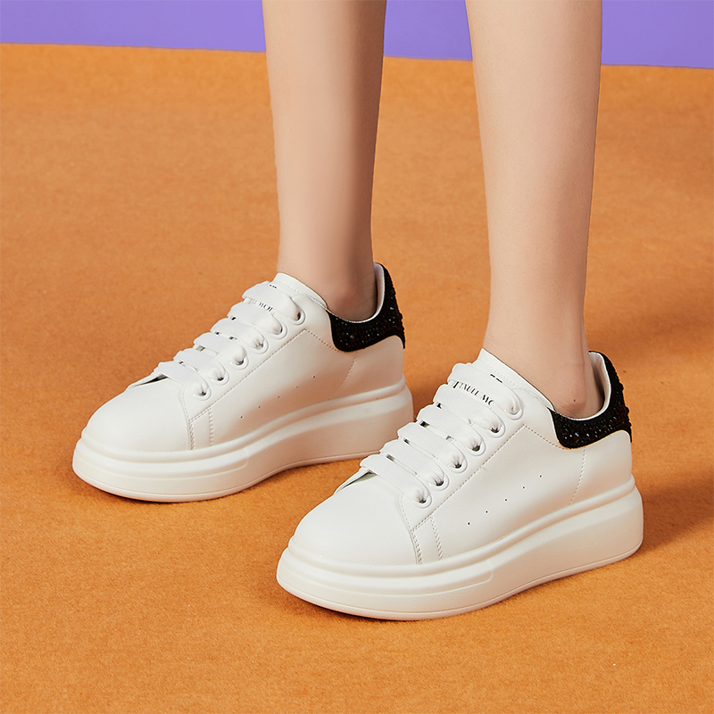 (W) Exull Q Synthetic Leather 'Breathable Casual Trendy Low-Top Sneaker' 圖 7