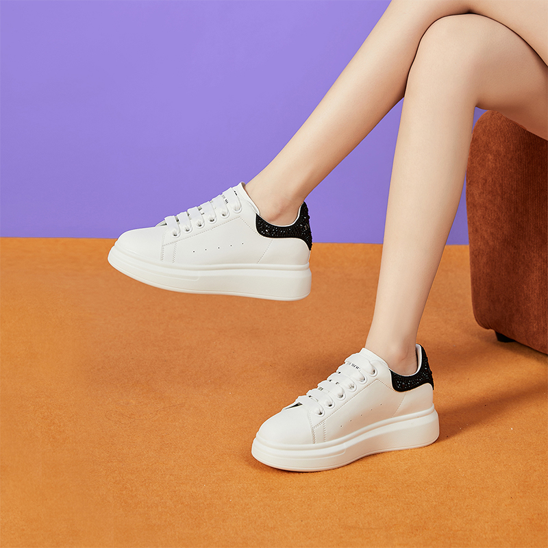 (W) Exull Q Synthetic Leather 'Breathable Casual Trendy Low-Top Sneaker' 圖 8