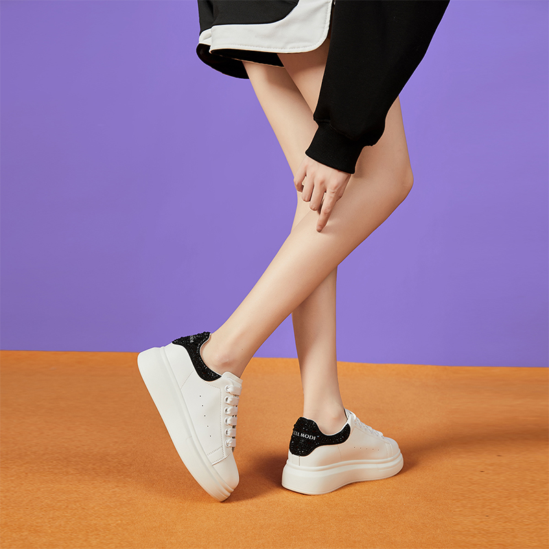 (W) Exull Q Synthetic Leather 'Breathable Casual Trendy Low-Top Sneaker' 圖 9