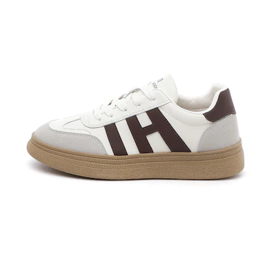 (W) Exull Q Synthetic Leather 'Retro Thick Sole Casual Low Top'