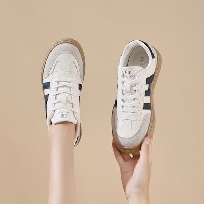 (W) Exull Q Kulit Sintetis 'Retro Sol Tebal Kasual Bawah Rendah' 7317403230 3