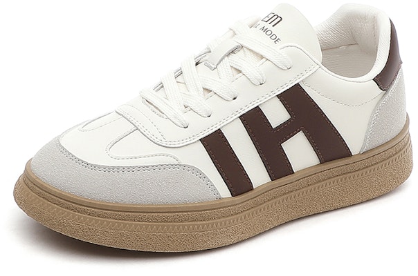 (W) Exull Q Kulit Sintetis 'Retro Sol Tebal Kasual Bawah Rendah' 7317403230 4