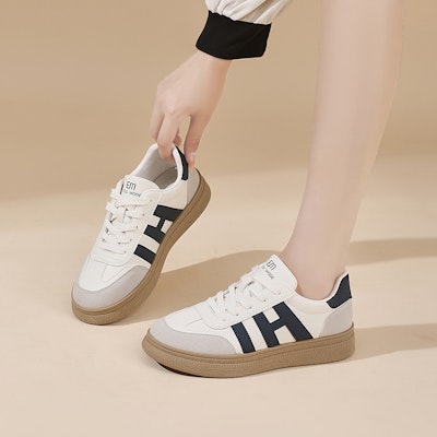 (W) Exull Q Kulit Sintetis 'Retro Sol Tebal Kasual Bawah Rendah' 7317403230 2