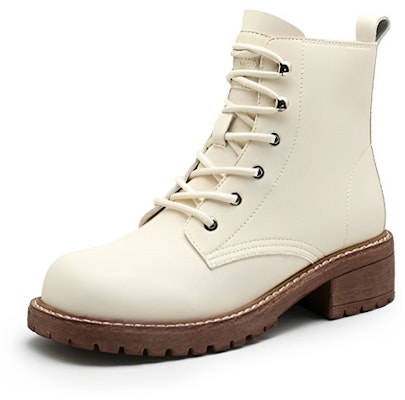 (W) Botas Martin Exull Q Cuero Sintético Beige Punta Redonda Suela Gruesa Británico. 1218606671 Order (W) Botas Martin Exull Q Cuero Sintético Beige Punta Redonda Suela Gruesa Británico. 1218606671