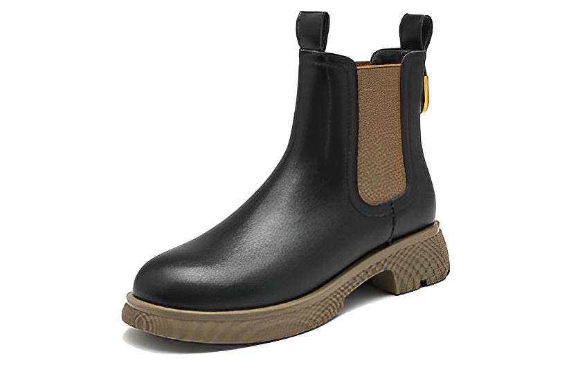 (Women) Exull Q Synthetic Leather Chelsea Boot 'Black British Style' 7218608860