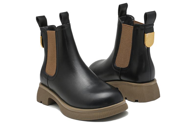 Order (W) Exull Q 复合皮切尔西靴 '英伦风黑色' 7218608860