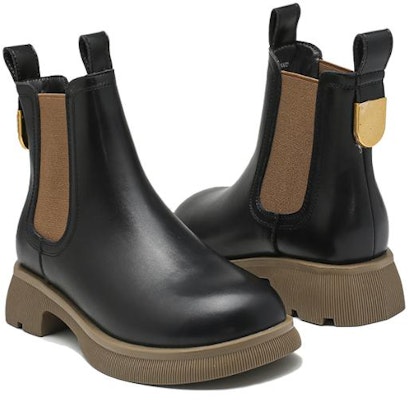 (W) Exull Q But Chelsea Kulit Sintetik 'Gaya British Hitam' 7218608860 Order (W) Exull Q But Chelsea Kulit Sintetik 'Gaya British Hitam' 7218608860