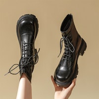 (W) 엑설Q 키높이 부츠 (브리티시 블랙) 7218603660 Order (W) 엑설Q 키높이 부츠 (브리티시 블랙) 7218603660