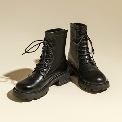 (Women) Exull Q Synthetic Leather Elevator Boots 'British Style Black' 7218603660 Lookbook (Women) Exull Q Synthetic Leather Elevator Boots 'British Style Black' 7218603660