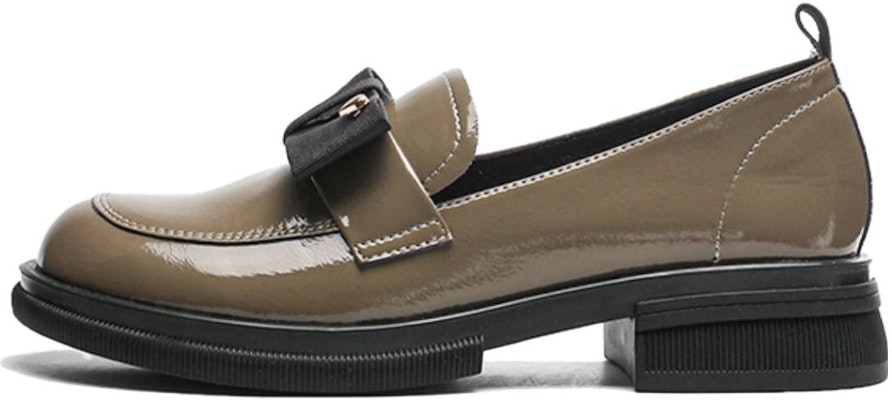 EXULL 依思Q 合成革時尚休閒單鞋 3.5cm 女款 軍綠 Buy EXULL 依思Q 合成革時尚休閒單鞋 3.5cm 女款 軍綠