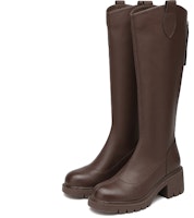 (W) Exull Q Buatan Kulit Tinggi Kasut 'Fesyen Plush Knight' 1318800160 5