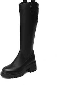 (W) Exull Q 皮革高帮靴 '时尚毛绒骑士' 1318800160 Order (W) Exull Q 皮革高帮靴 '时尚毛绒骑士' 1318800160