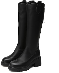 (W) Exull Q 皮革高帮靴 '时尚毛绒骑士' 1318800160 Lookbook (W) Exull Q 皮革高帮靴 '时尚毛绒骑士' 1318800160