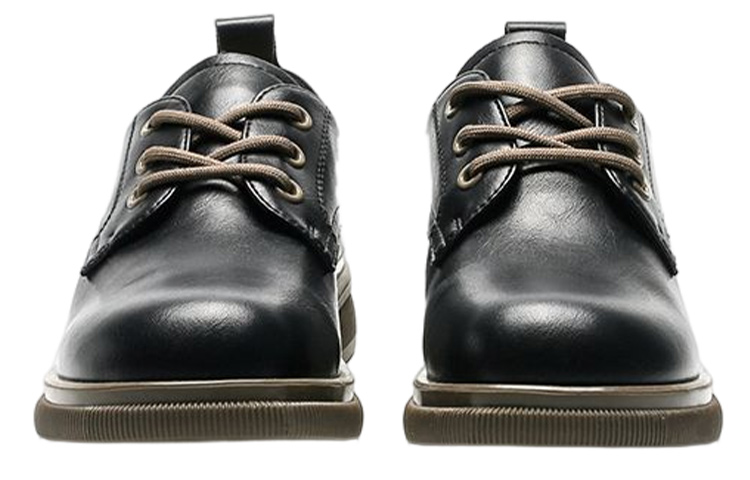 Order (W) Exull Q 人造革圆头系带 "英伦休闲黑" 1217110060