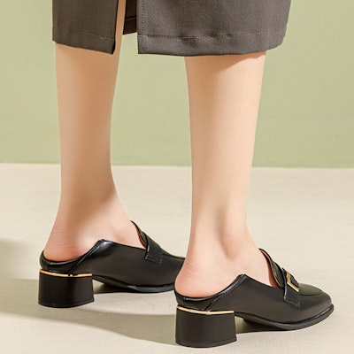 (W) 엑설Q 스퀘어토 힐 (블랙) 7315101760 Shop (W) 엑설Q 스퀘어토 힐 (블랙) 7315101760
