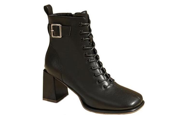 Order (W) 엑설Q 사각코 앵클부츠 (블랙) 7218607860