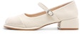 (W) Exull Qi Esprit Mary Jane Tumit Tinggi 'Ivory French Chic' 7315002171