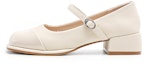 Buy (W) Exull Qi Esprit Mary Jane Tumit Tinggi 'Ivory French Chic' 7315002171
