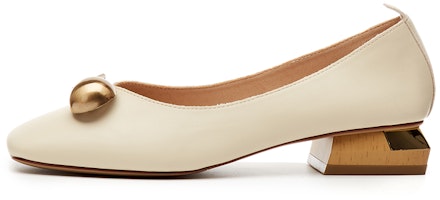 (Women) EXULL Qi Fashion Classic Leather 'Chunky Heel' 82150023 (Women) EXULL Qi Fashion Classic Leather 'Chunky Heel' 82150023
