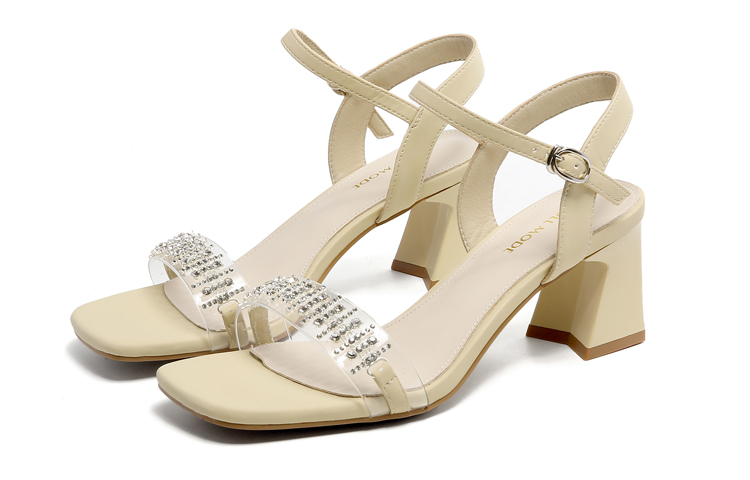 (W) Exull Qi Fashion Sandal 'Elegant Buckle Strap Block Heel Square Toe' 圖 7