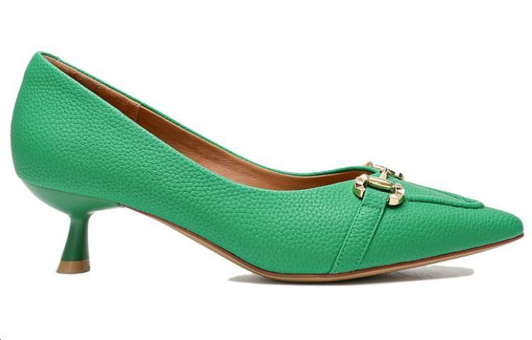Order (Women) EXULL Qi Leather 'Elegant Temperament Wineglass Heel Green' 1217000740