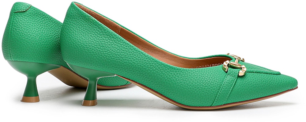 (Women) EXULL Qi Leather 'Elegant Temperament Wineglass Heel Green' 1217000740 Purchase (Women) EXULL Qi Leather 'Elegant Temperament Wineglass Heel Green' 1217000740