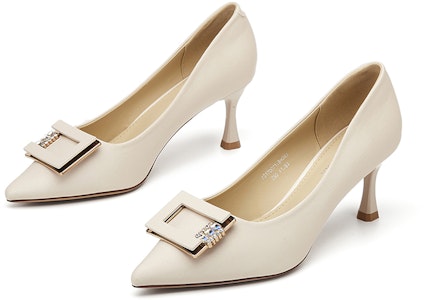 (W) Exull QiSiQ Tacón Bajo Formal 'Stiletto de Oficina' 73170071 8